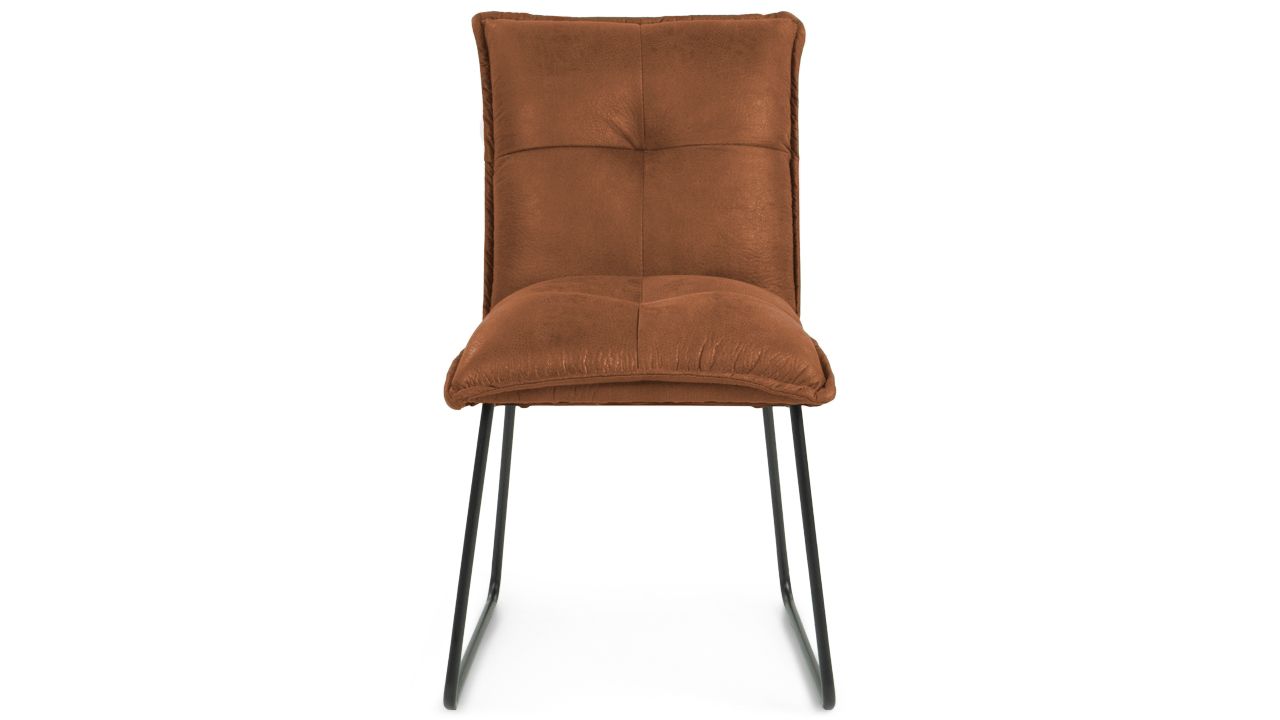 Stoel Cognac Seda B49 x D58 x H90 cm