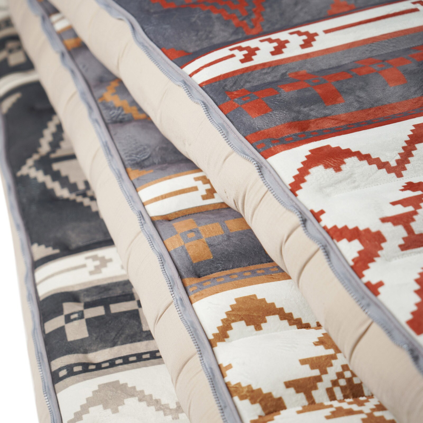 HUMAN COMFORT Luft Bett Chatou Print Isomatte Kasten Matratze Gäste Baumwolle Farbe: braun