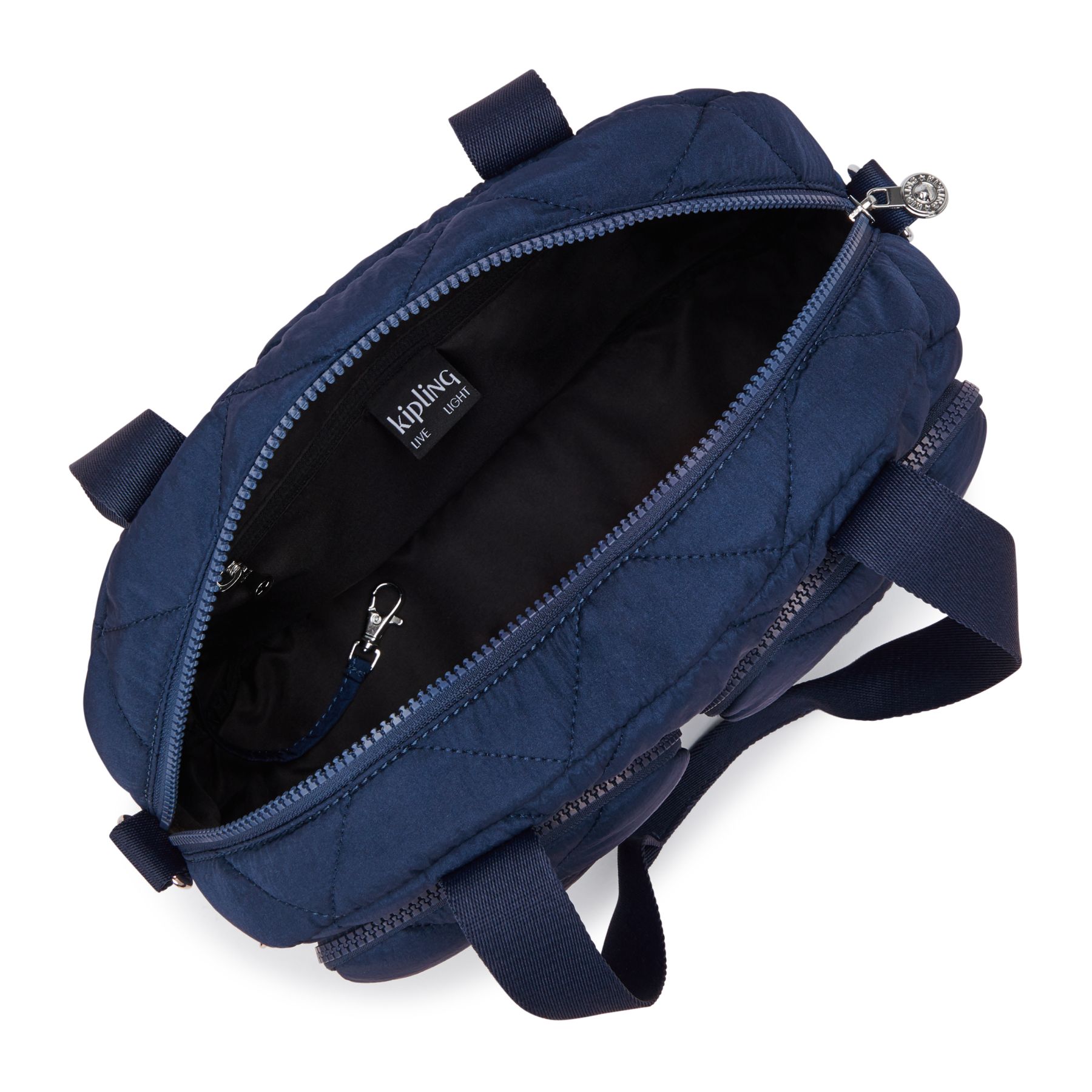 COOL DEFEA Sac Épaule Taille Moyenne avec Sangle Détachable - Airy Blue Quilt