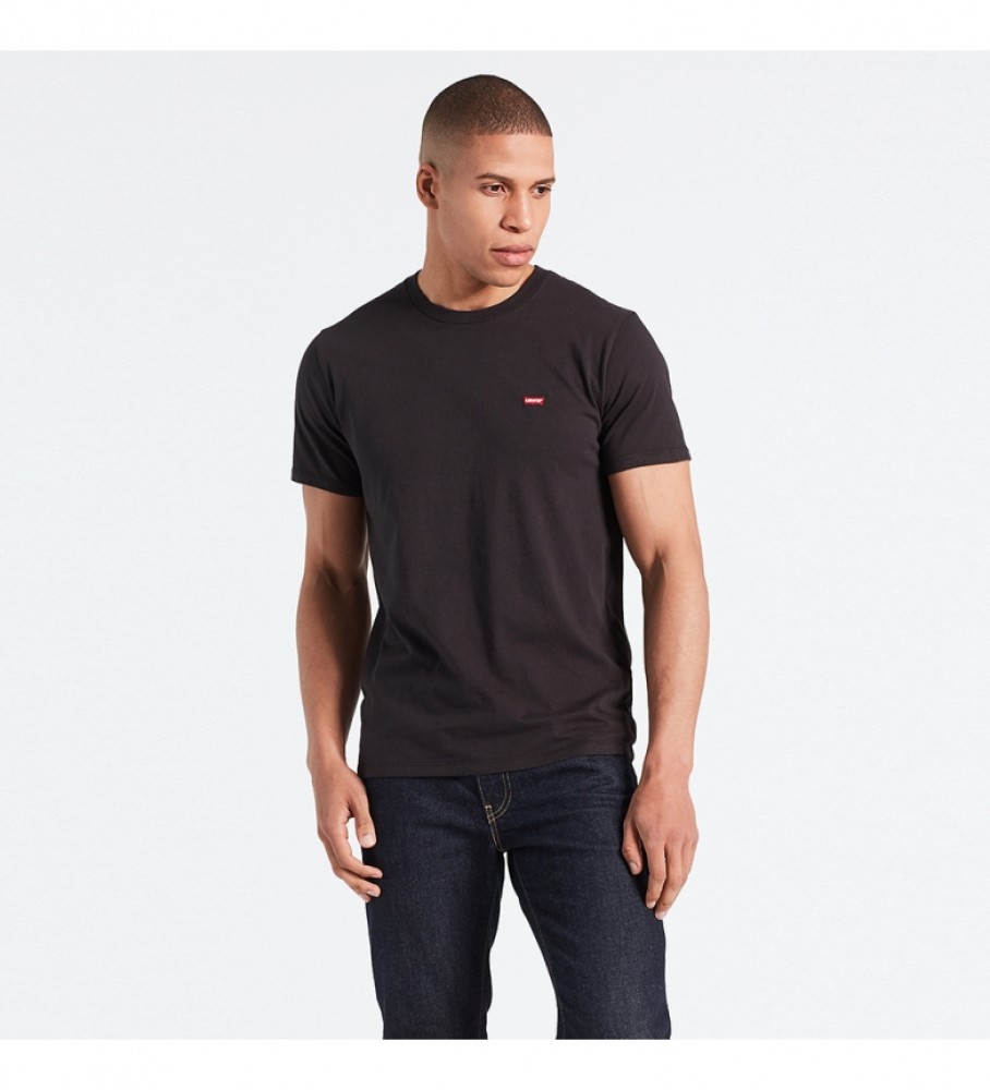 Camiseta preta original Levi's tamanho grande