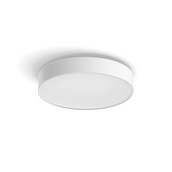 Philips Hue plafondlamp Enrave wit - warm tot koelwit licht 19W - Ø 38 cm - met 1 dimmer switch
