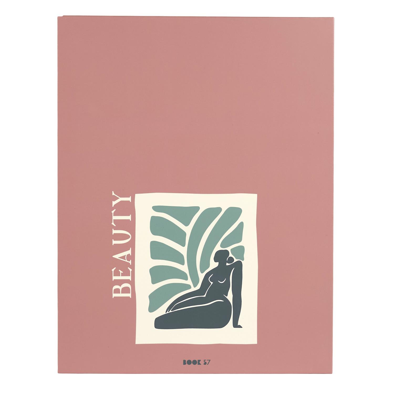 LIVRE RANGEMENT DECO BEAUTY ET FLOWERS 33X25CM