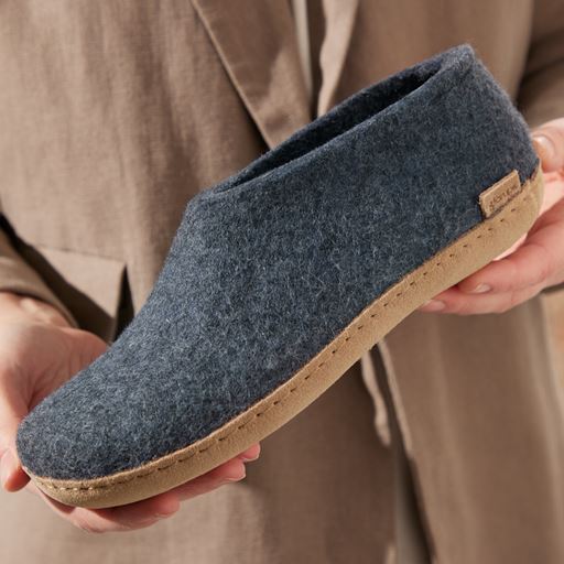 Glerups Lave Hjemmesko, Denim, 39