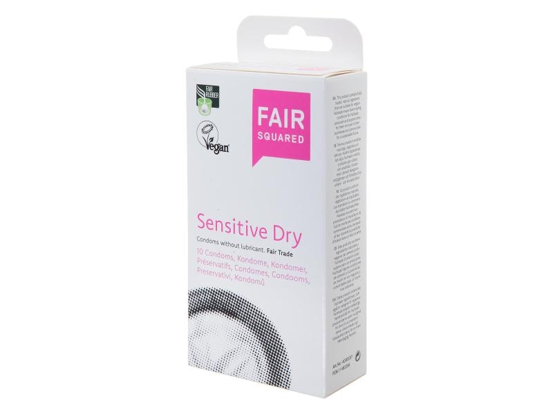 Fair Squared Kondome Sensitive Dry 10 Stück Fair Trade Präservative