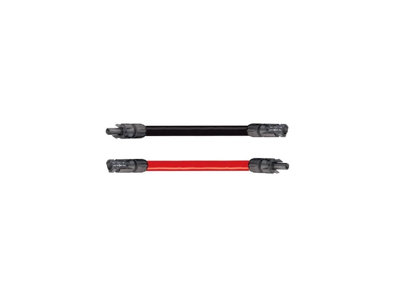 UNITECK Anschlusskabel Set 2 x 10m 4 mm^2 - Rot / Schwarz MC4 Kabel für Solarpanels