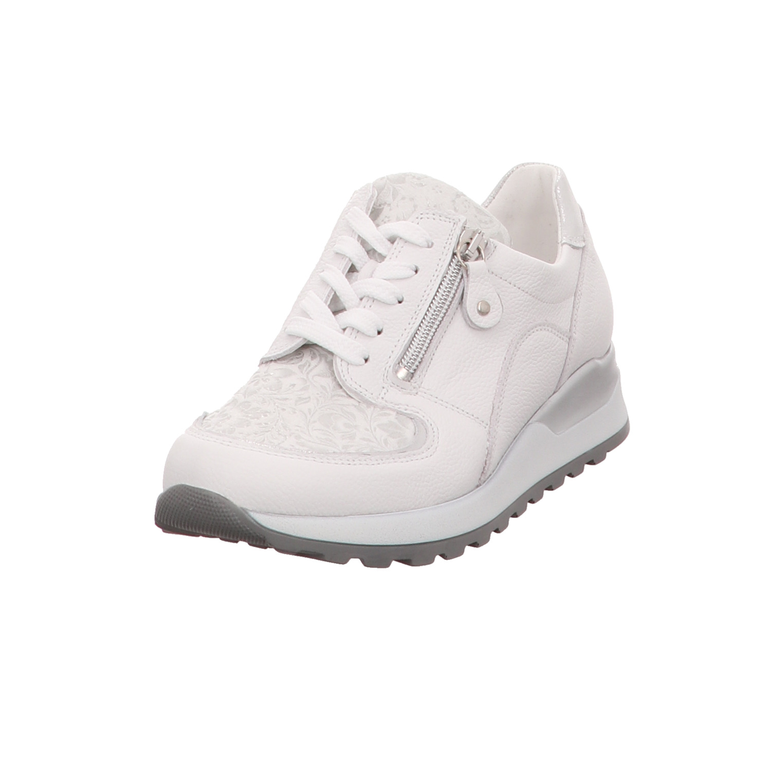 Waldläufer Sneaker weiss/weiss kombi