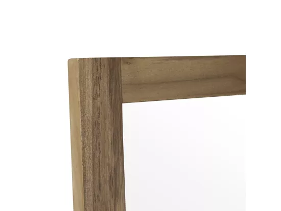 Miroir en teck massif rectangulaire 160 cm