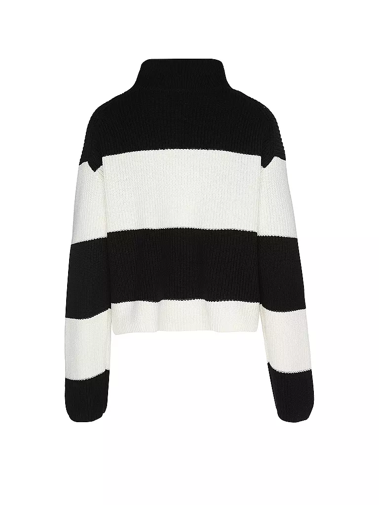 CALVIN KLEIN JEANS Rollkragenpullover schwarz