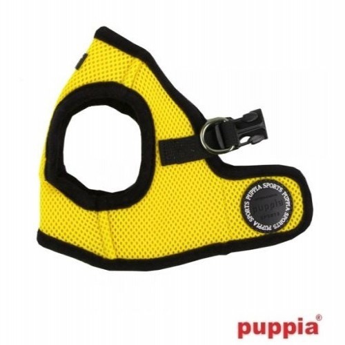 Colete peitoral macio para cães, amarelo