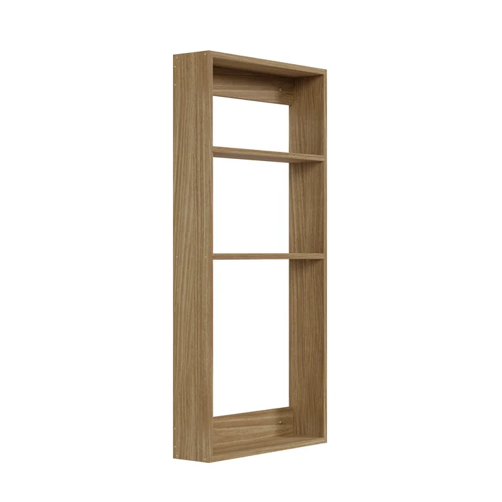 We Do Wood - Threesquare Wandregal, Eiche natur