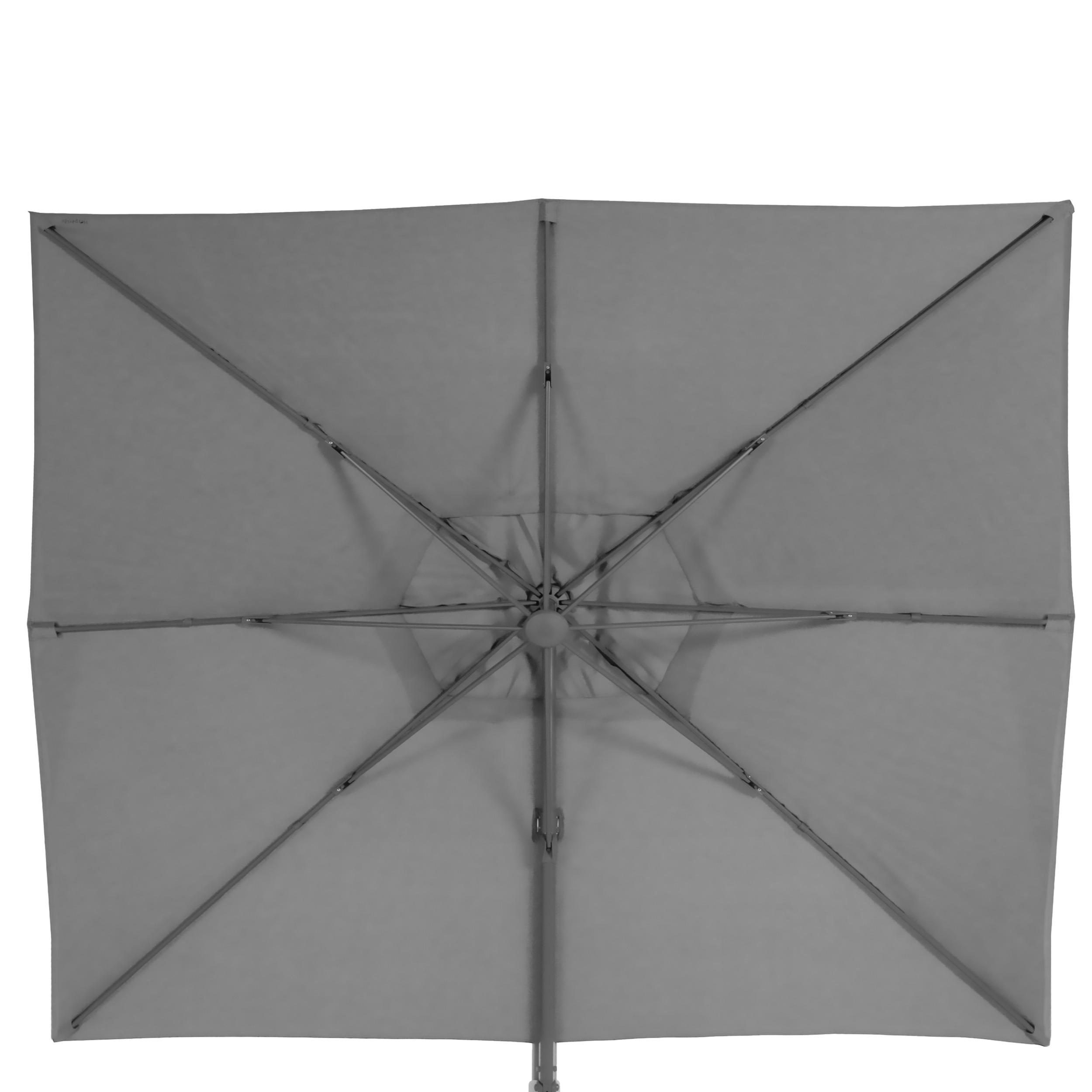 PARASOL DECENTRE ELEA 3X4M INCLINABLE ARDOISE