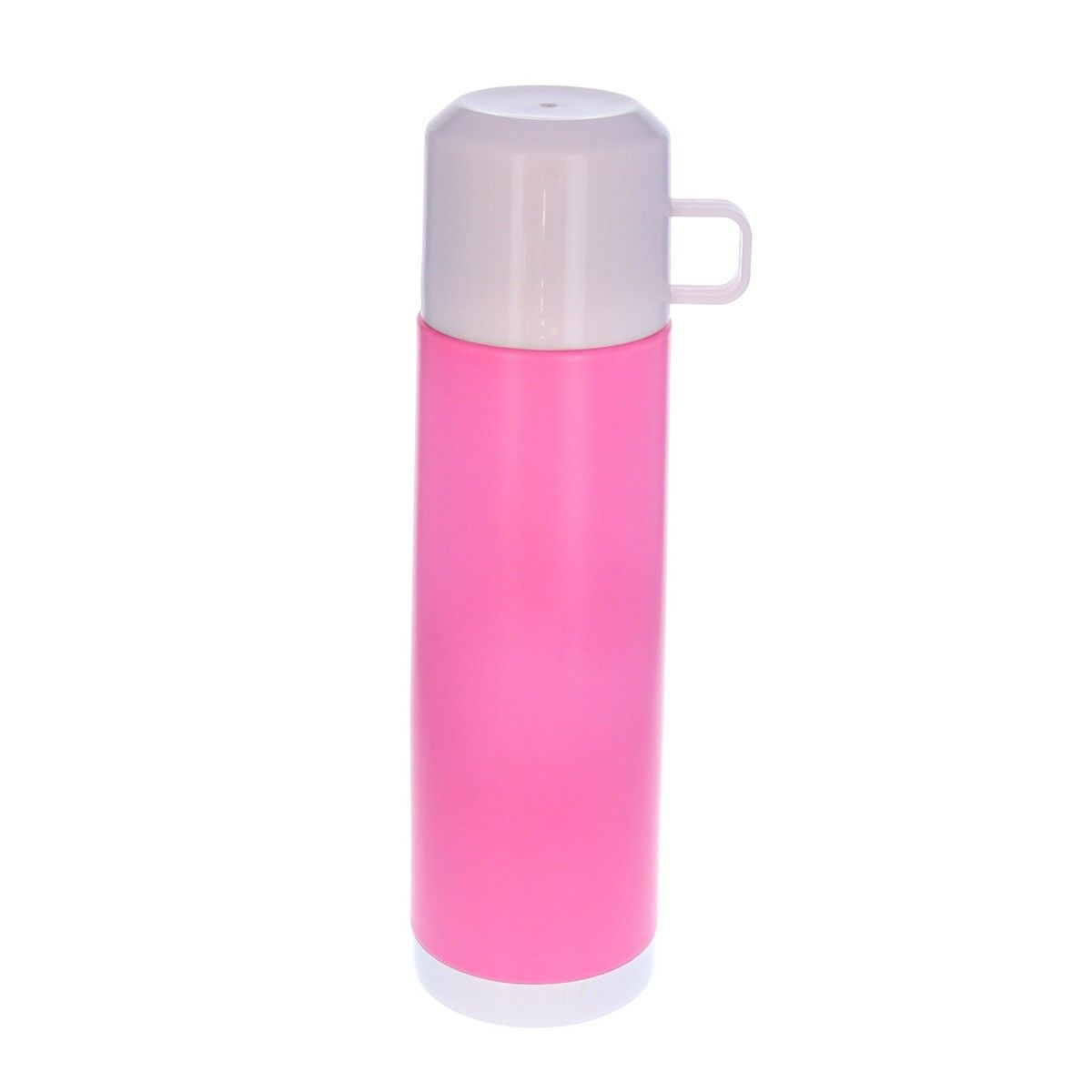 Gourde isotherme avec gobelet intégré rose  Pause goûter