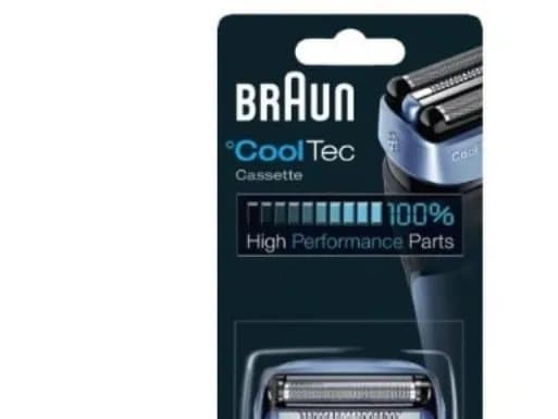 Braun CoolTech 40B - Reservefolie og -skjærer - for barbermaskin - blå - for Braun °CoolTec CT4s, CT5cc