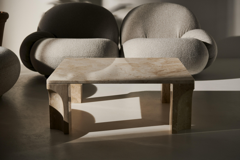 Gubi Doric salontafel 80x80 electric grey