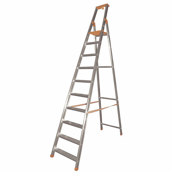 Safetool Escabeau professionnel 9 marches
