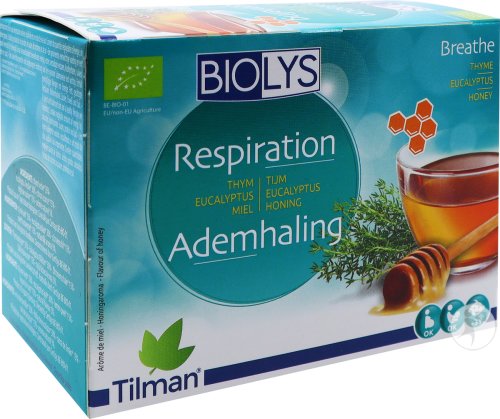 Biolys Infusion Respiration Thym-Eucalyptus-Miel 24 Sachets