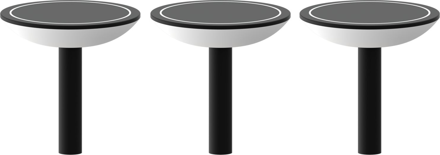 Calex smart inbouwspot Pathlight zwart D 15 H 23,4 cm 3 stuks