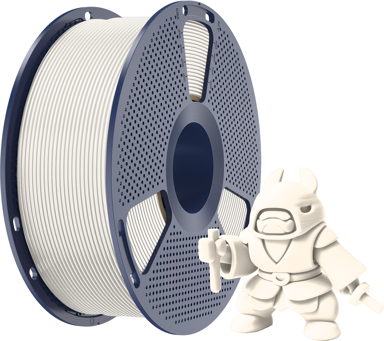 SUNLU  PLA Meta Cream White, 1,75 mm / 1000 g    Modifiziertes PLA Material für den High Speed Druck