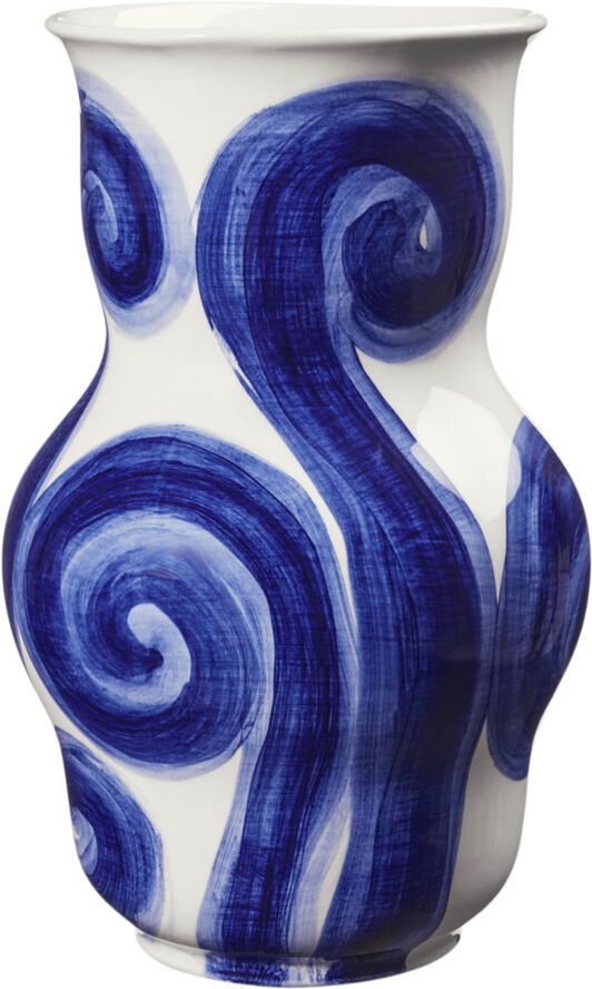 Kähler Tulle Vase H22. 5 cm blå Blå