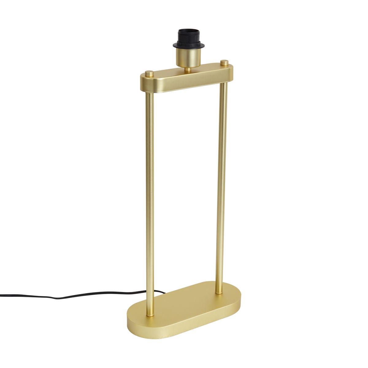 Moderne tafellamp messing - Thijmen
