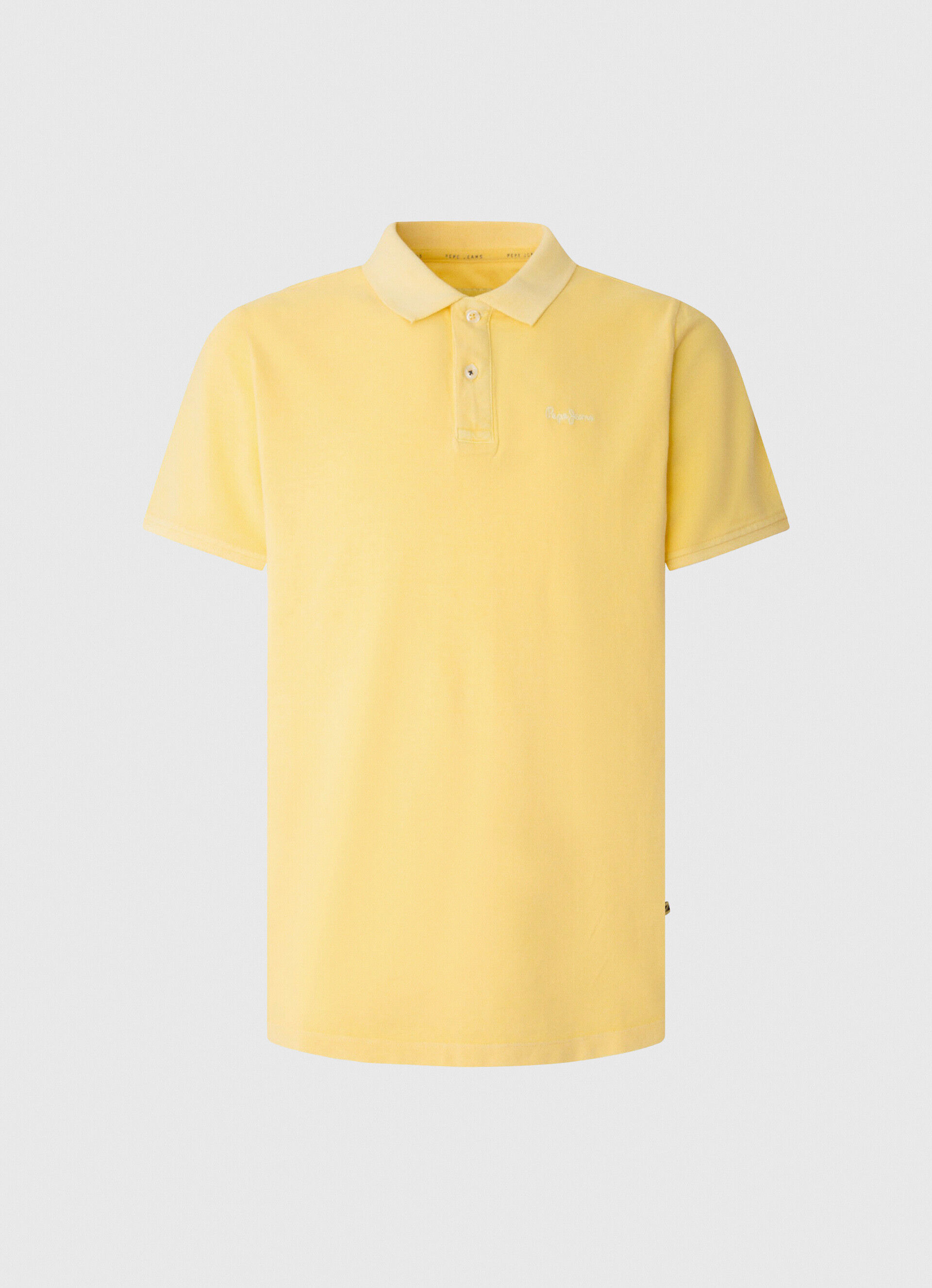 POLO PIQUÉ COM LOGOTIPO BORDADO - brilho