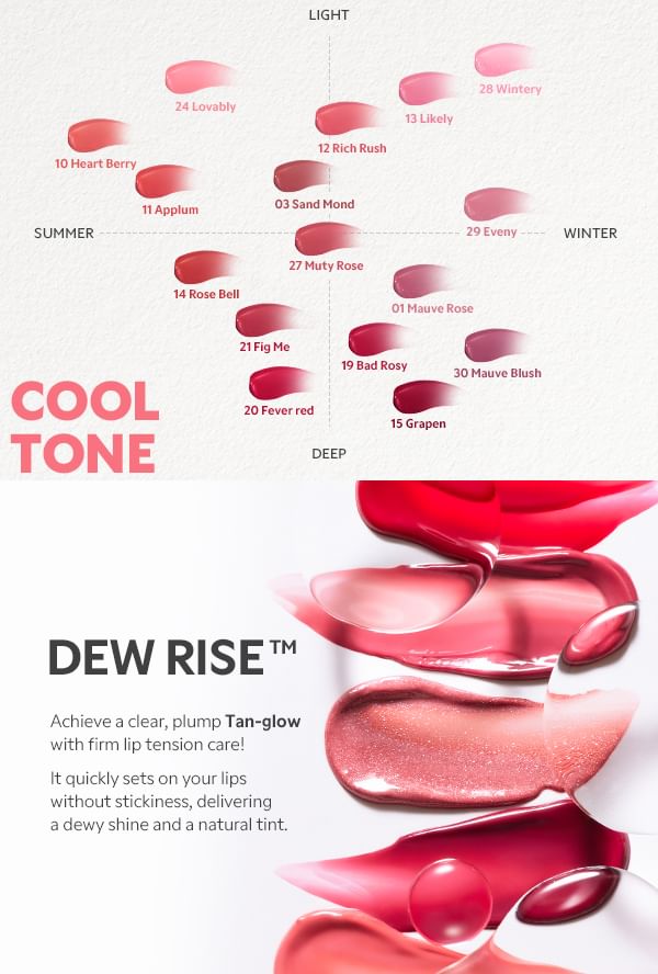 TIRTIR - Waterism Glow Tint Mini - 30 kleuren