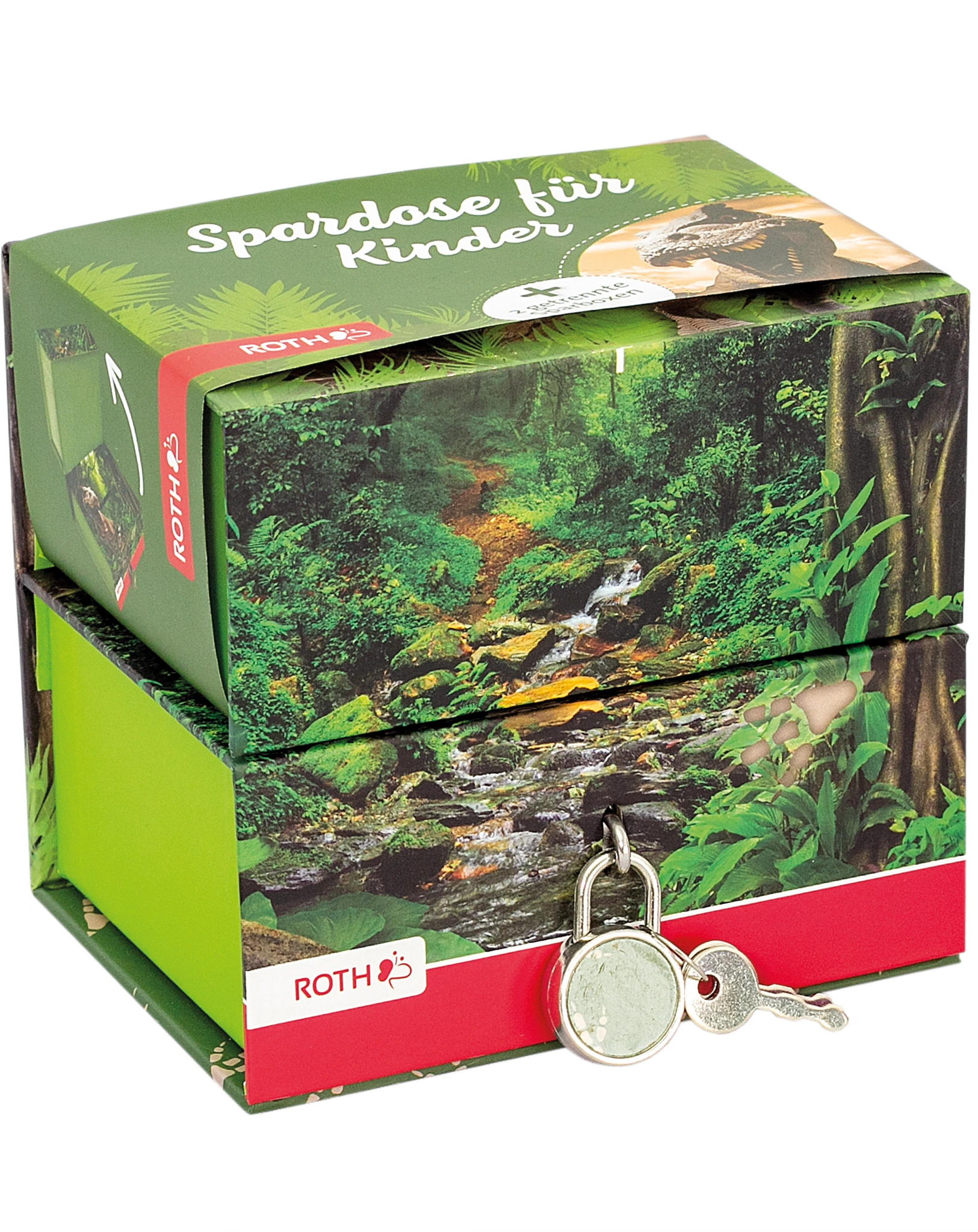 Spardose TYRANNOSAURUS (11x8x10) aus Pappe