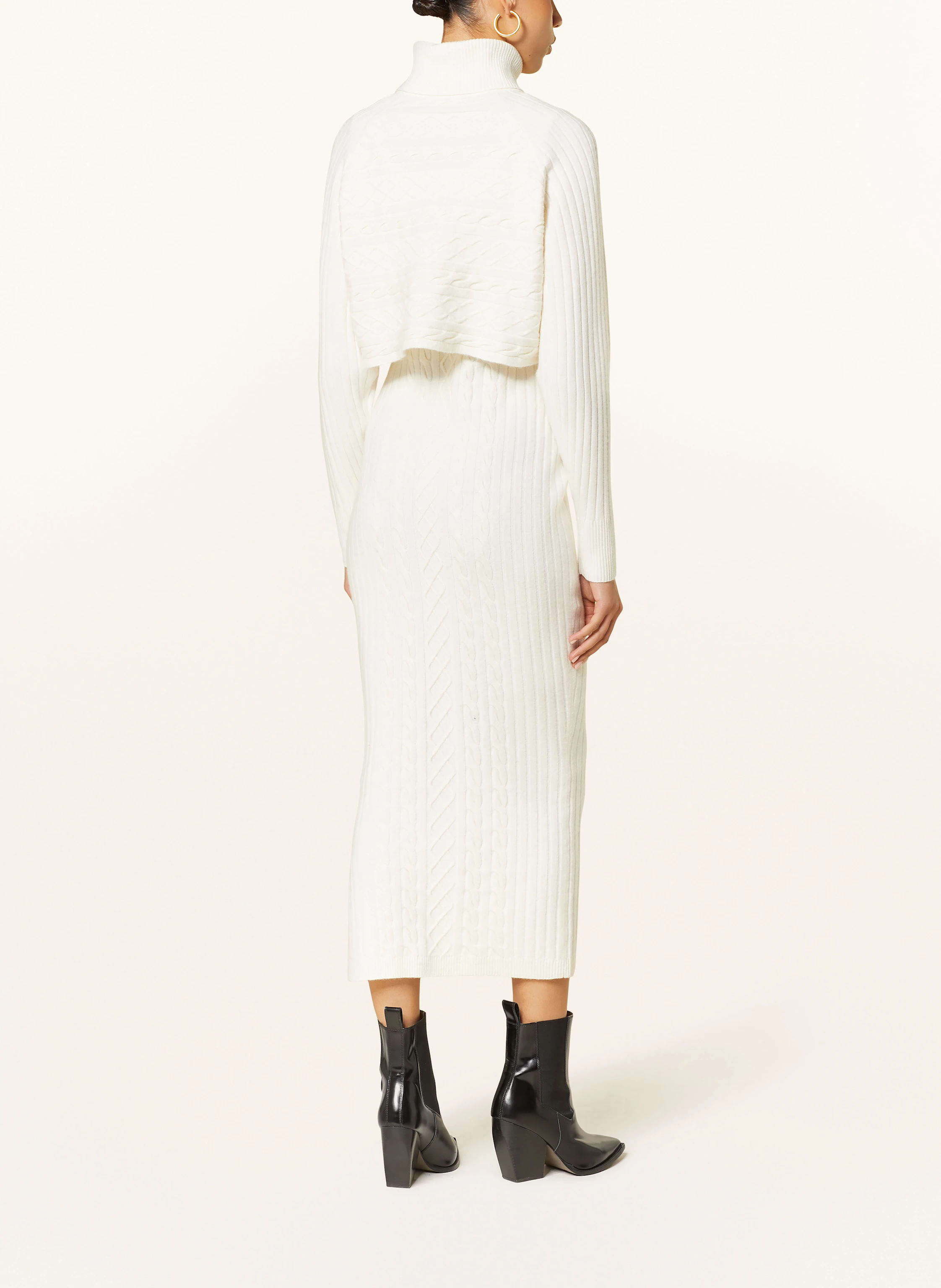 ALLSAINTS Set MURIEL: Strickkleid und Rollkragenpullover