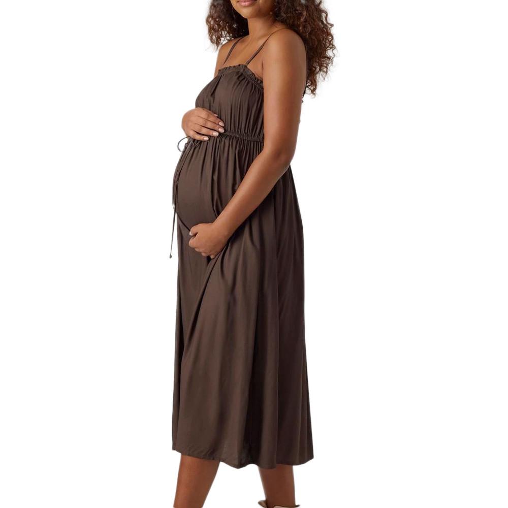 Mamalicious Robe Marron Femme Mamalicious Lelva
