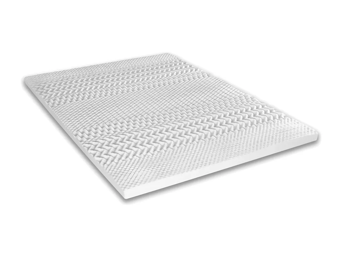 Surmatelas 6 cm Mémoire de forme 7 zones de confort 160x200 cm