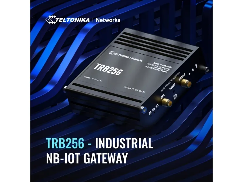 Teltonika TRB256 - Gateway - 100Mb LAN, BACnet, RS-485, Modbus, DNP3, RS-232 - LTE - 4G - desktop/væg/DIN-skinnemonterbar