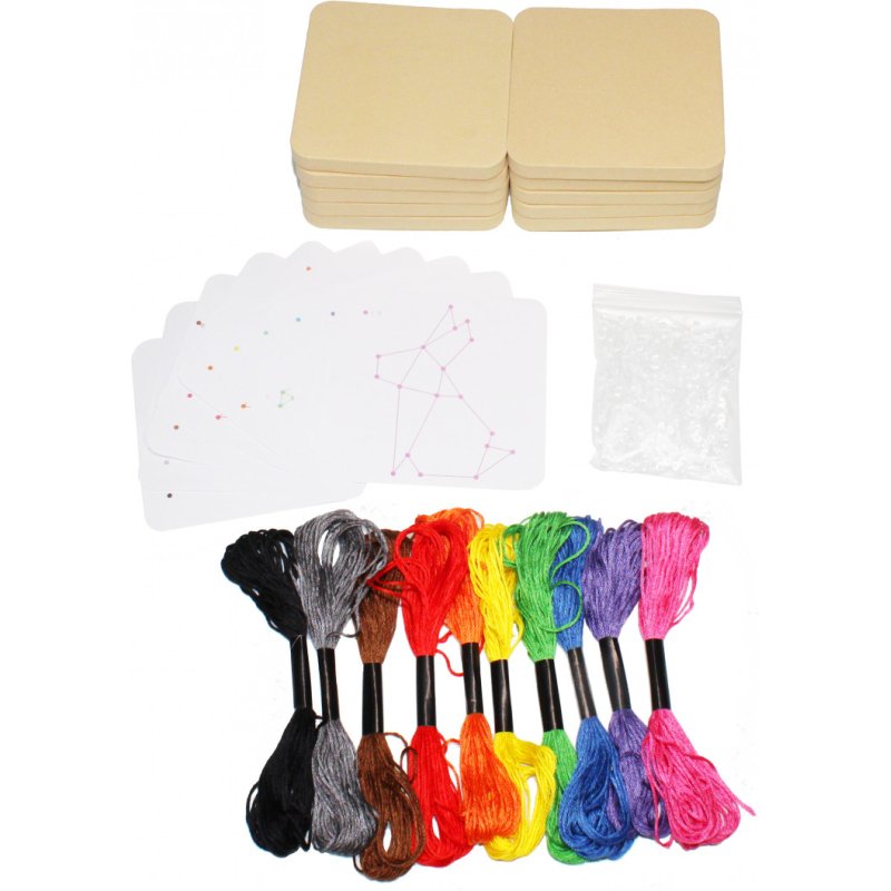 Kit sodertex string art orig'animals avec planches    mousse epingles plastique     fils couleur feuilles papier