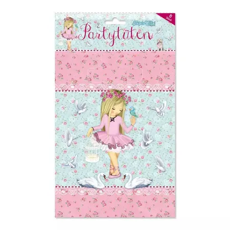 Lutz Mauder TapirElla Partytüten, Ballerina 8er Packung