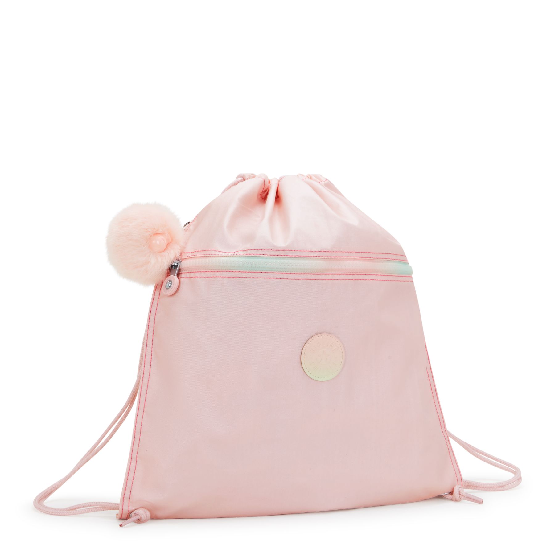 SUPERTABOO Sac moyen avec cordon de serrage - Blush Metallic