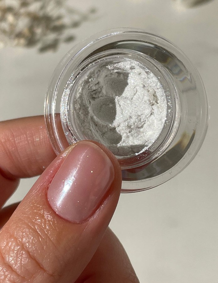 Le Mini Macaron Chrome Powder Set Le Pearl