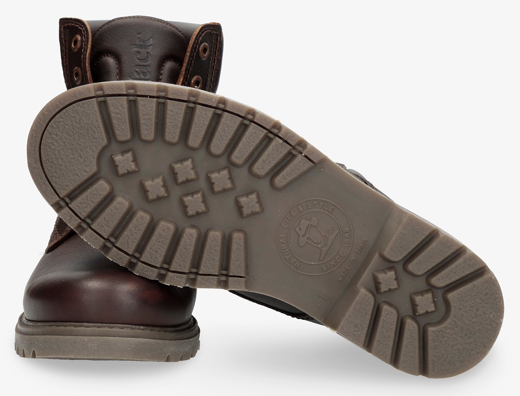Panama Jack Schnürboots  , Blockabsatz, Schnürstiefelette, Outdoorschuh mit Ziernähten