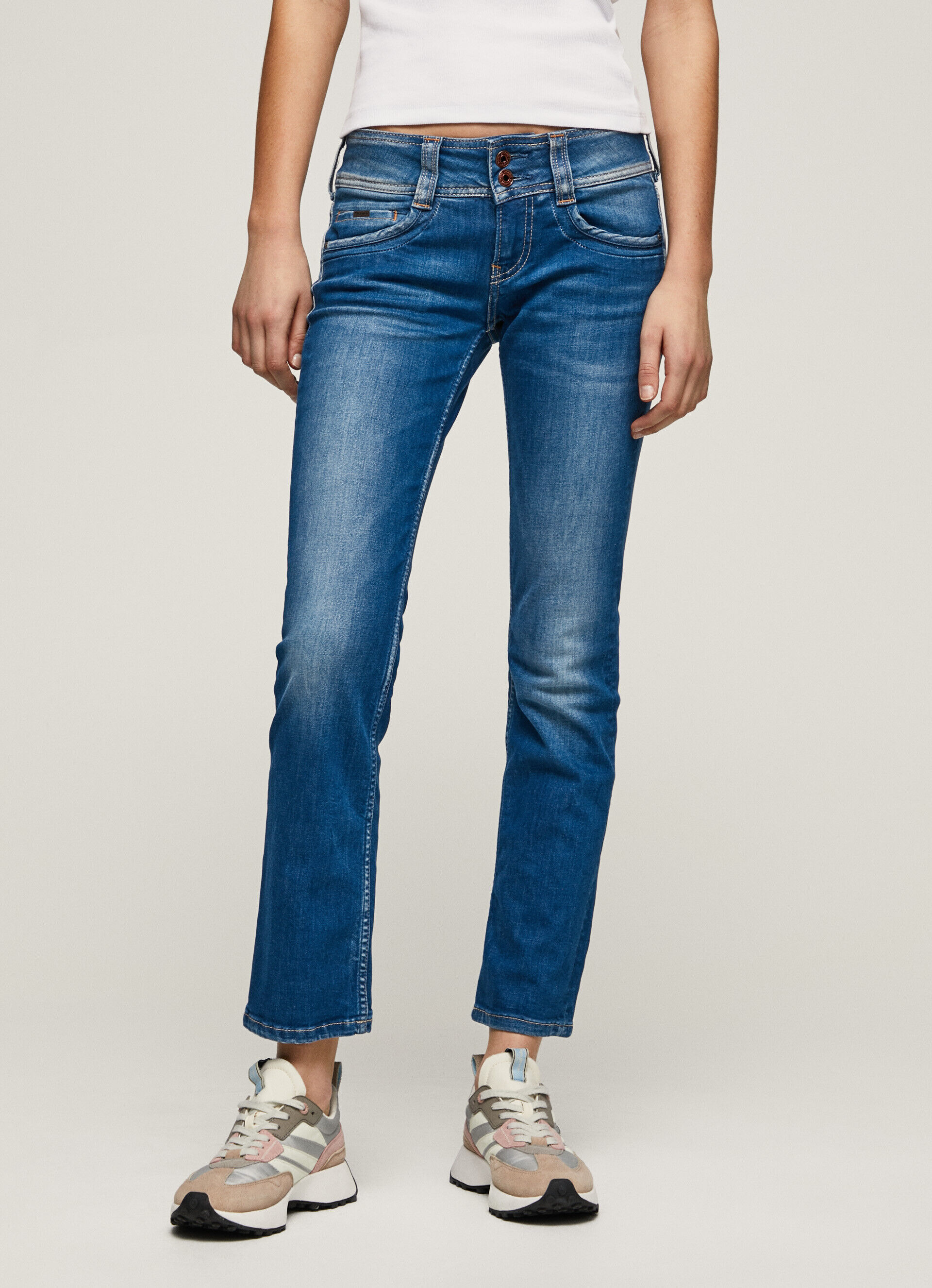 CALÇA JEANS GEN FIT REGULAR CINTURA MÉDIA - jeans