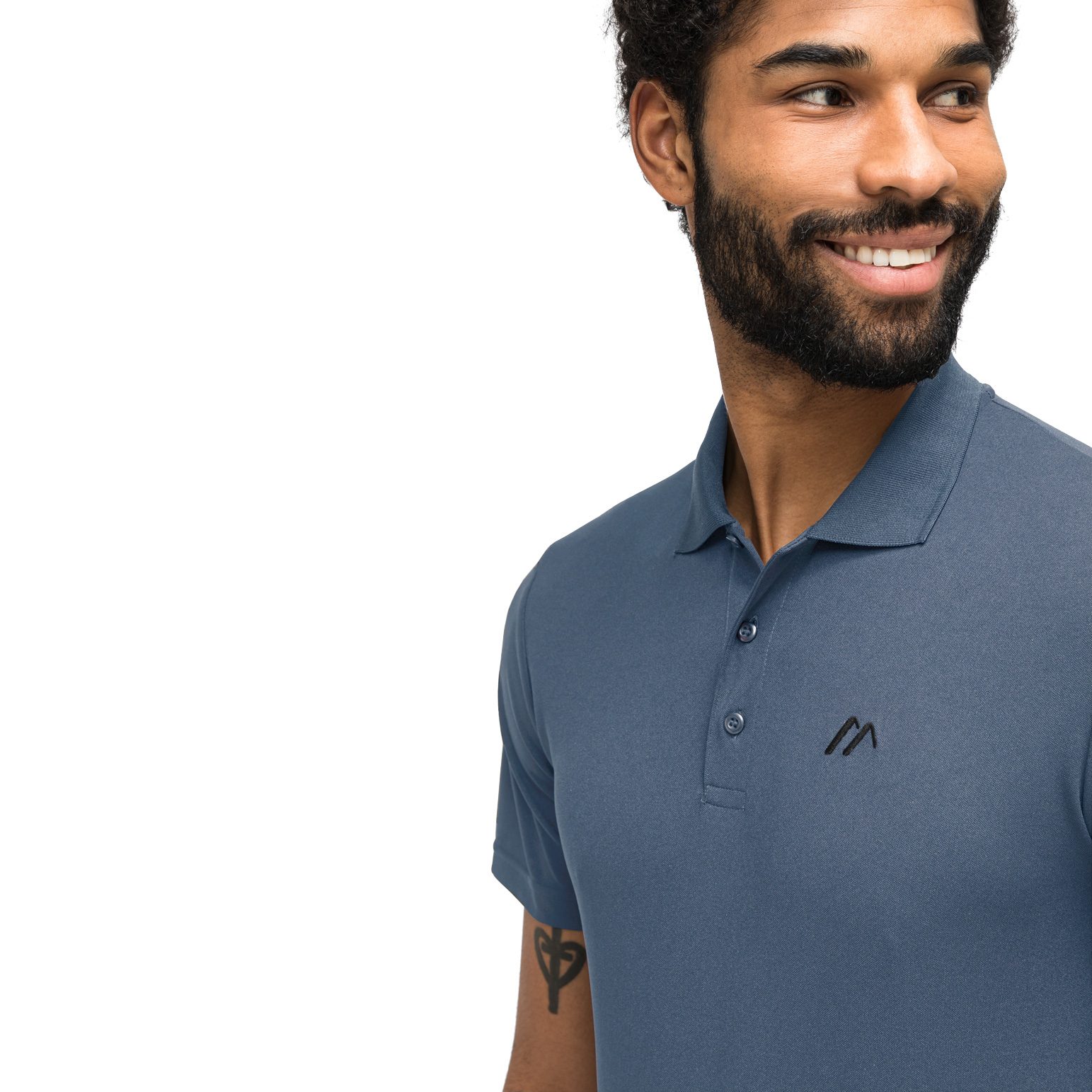Maier Sports Ulrich Poloshirt Herren ensign blue