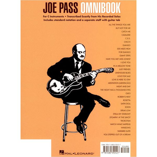 Hal Leonard Joe Pass Omnibook (C)