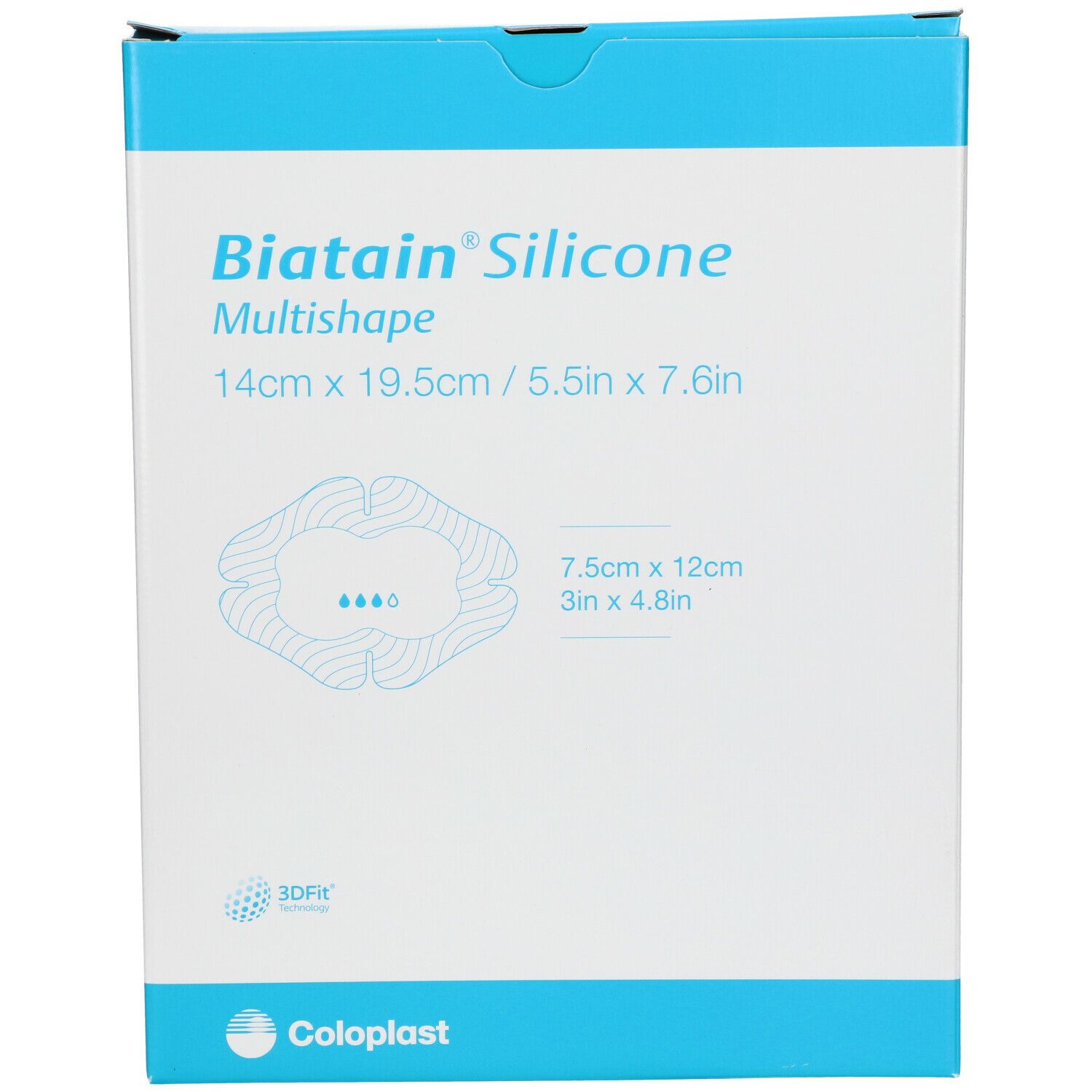 BIATAIN® Silicone Schaumverband 14 x 19,5 cm