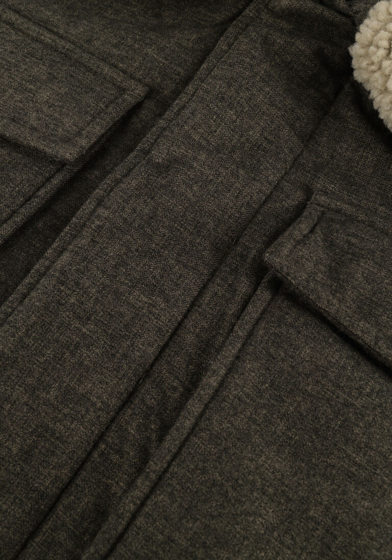 DSTREZZED groene dstrezzed jack carpenter wool lt. melange