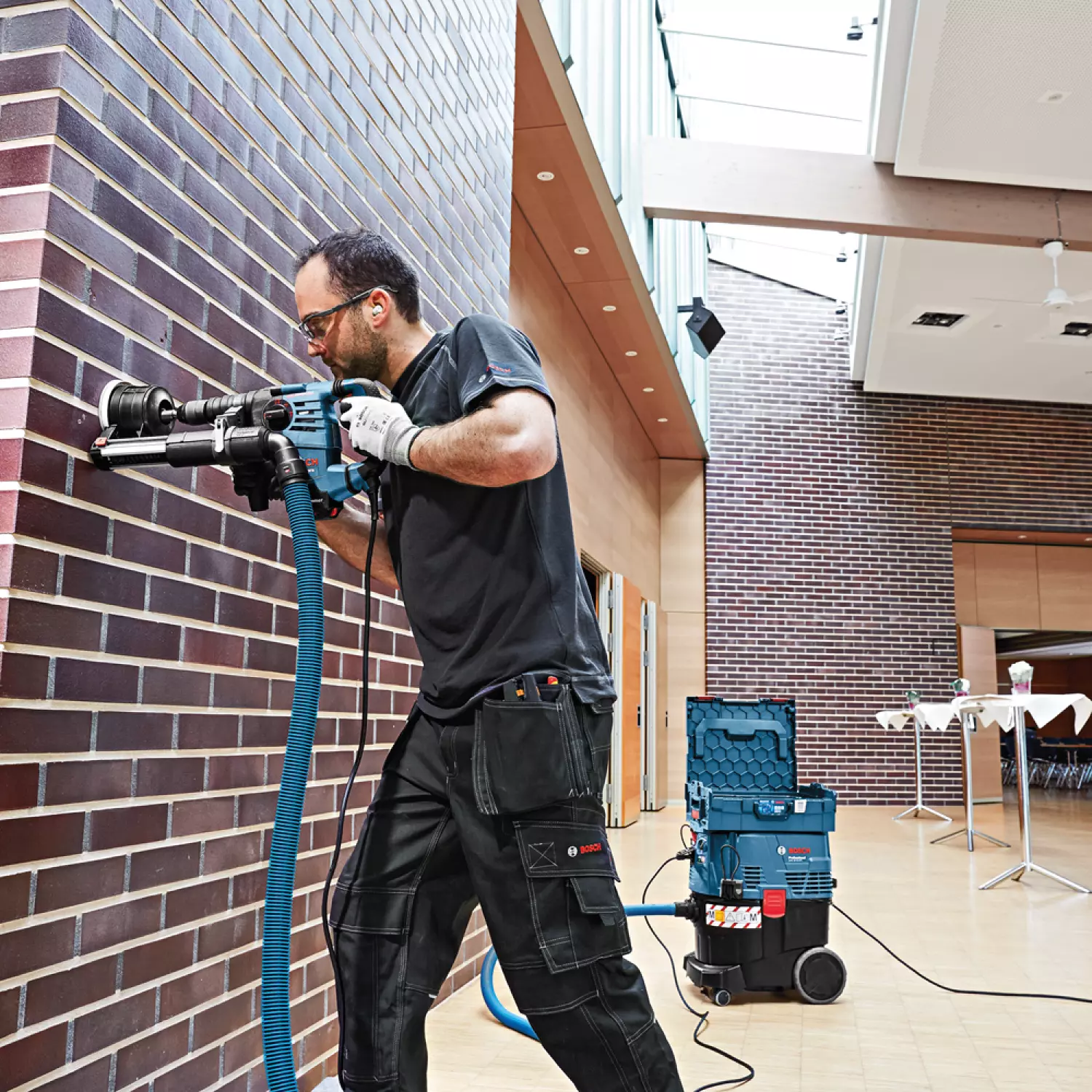 Bosch GDE 16 Plus telescopische afzuigset voor SDS-plus