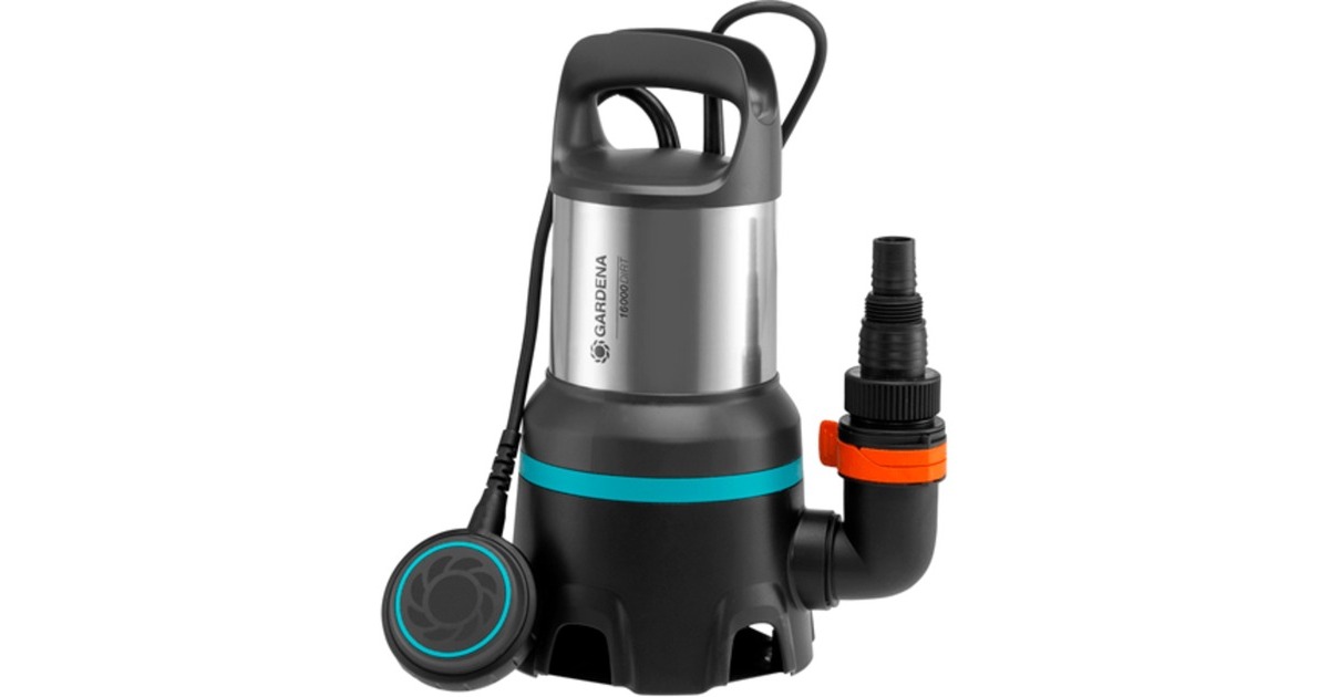 GARDENAVuilwaterpomp 16000 dompel- en drukpompen  (Zwart/roestvrij staal, 450 Watt)