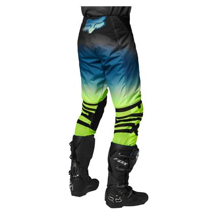 Pantalon cross Fox AIRLINE REEPZ - BLACK YELLOW 2023 - Noir / Jaune