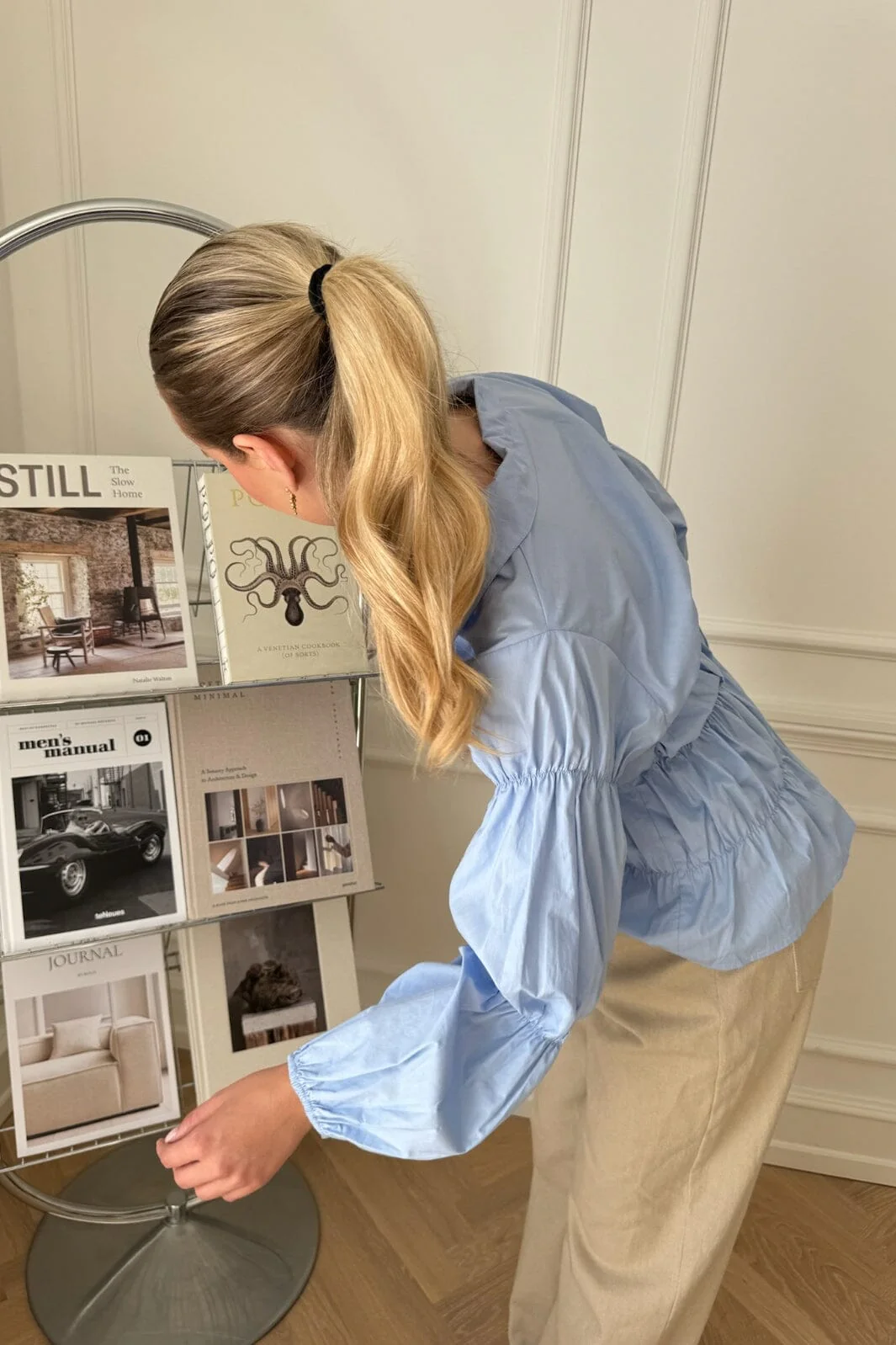 BYIC Sallyic Smock Shirt lblue light blue