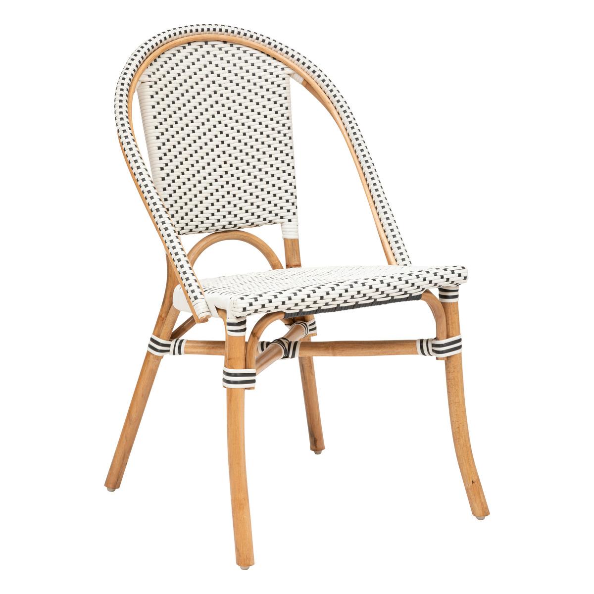 CHAISE BISTROT ROTIN TRECIA BLANC