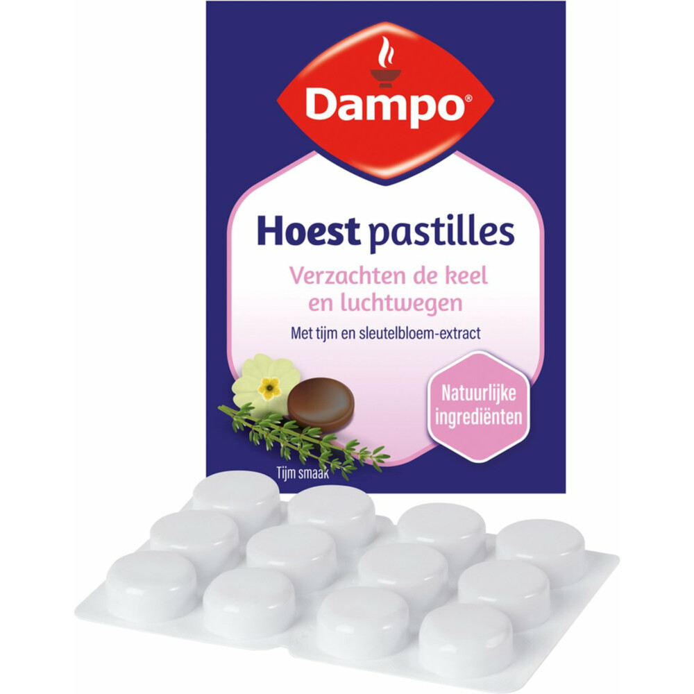 Dampo Hoestpastilles Thijm Sleutelbloem24 stuks