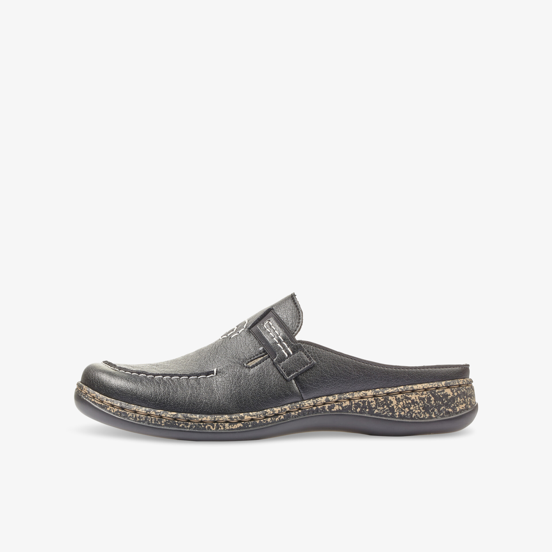 rieker Damen Clogs schwarz