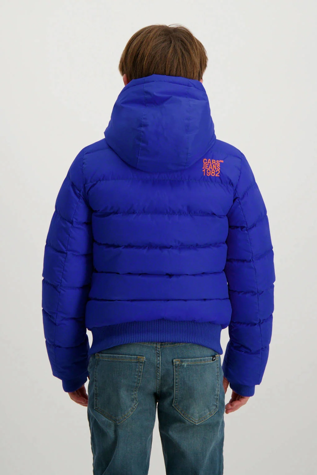 Cars gewatteerde jas blauw