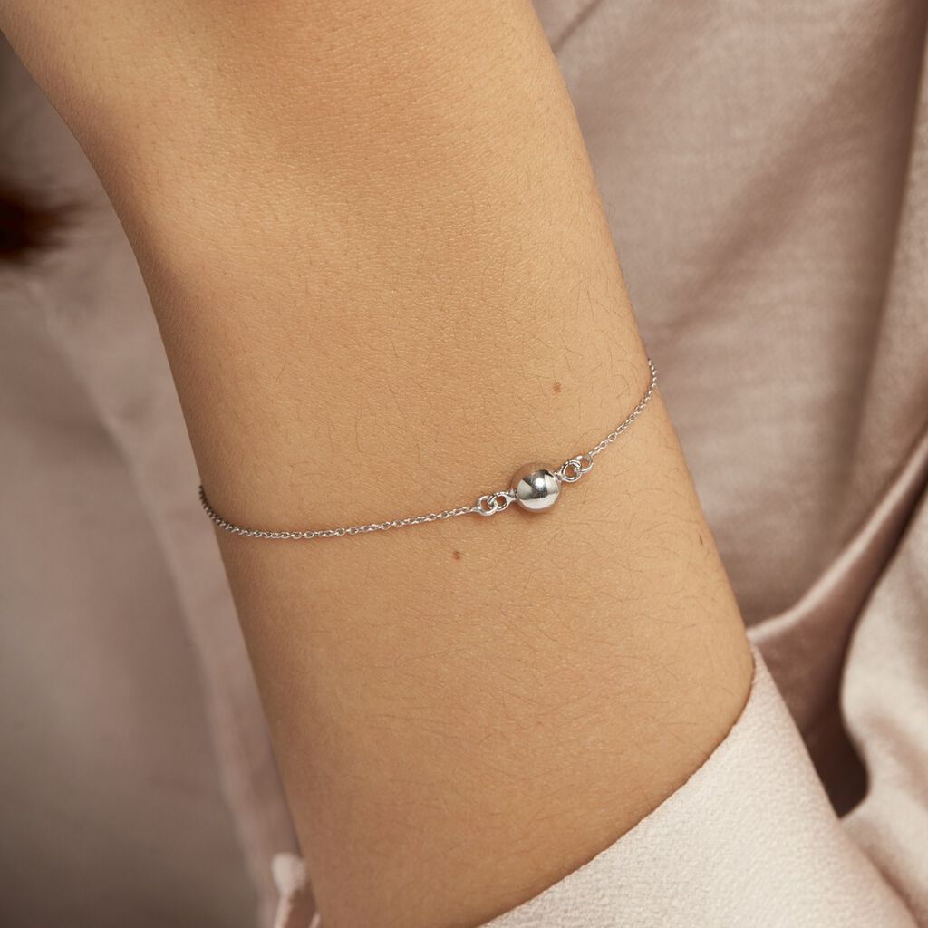 Bracelet Bilao Argent Blanc